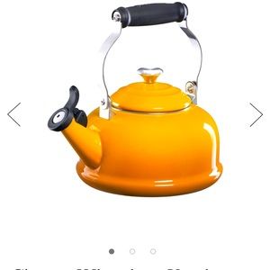 Le Creuset Yellow Whistling Tea Kettle